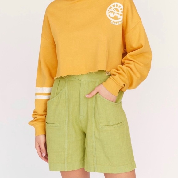 Free People Aloha Linen Shorts - Picture 3 of 16